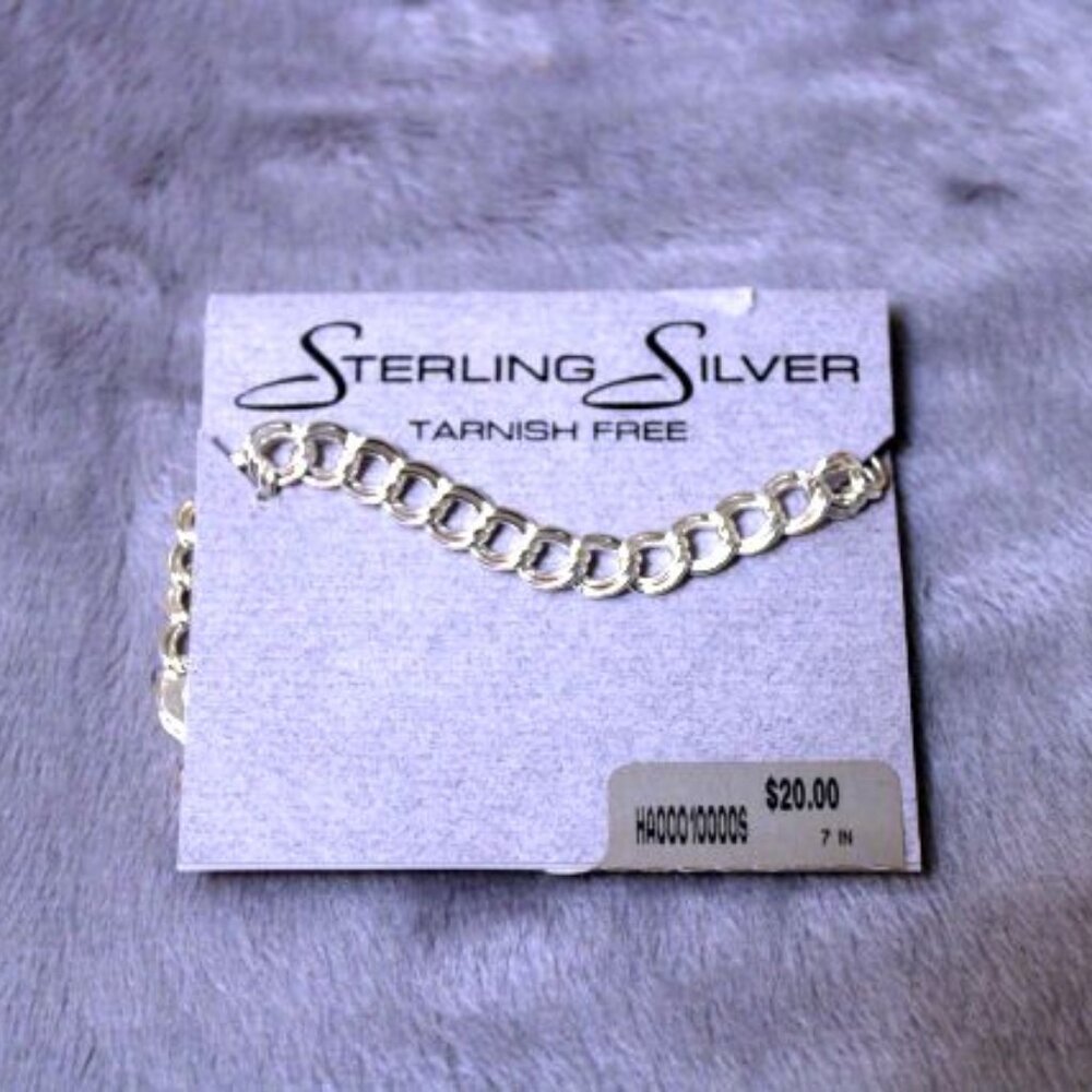 Sterling Silver Women's Chain Bracelet - New with Tags